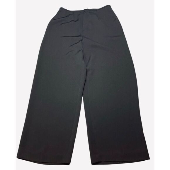 Marie St. Claire Womens Black Pull-On Wide Leg Pants Size 8 - Picture 1 of 3